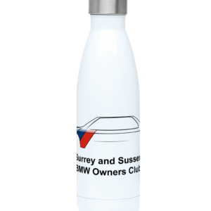 500ml Water Bottle Hoodie Black Line